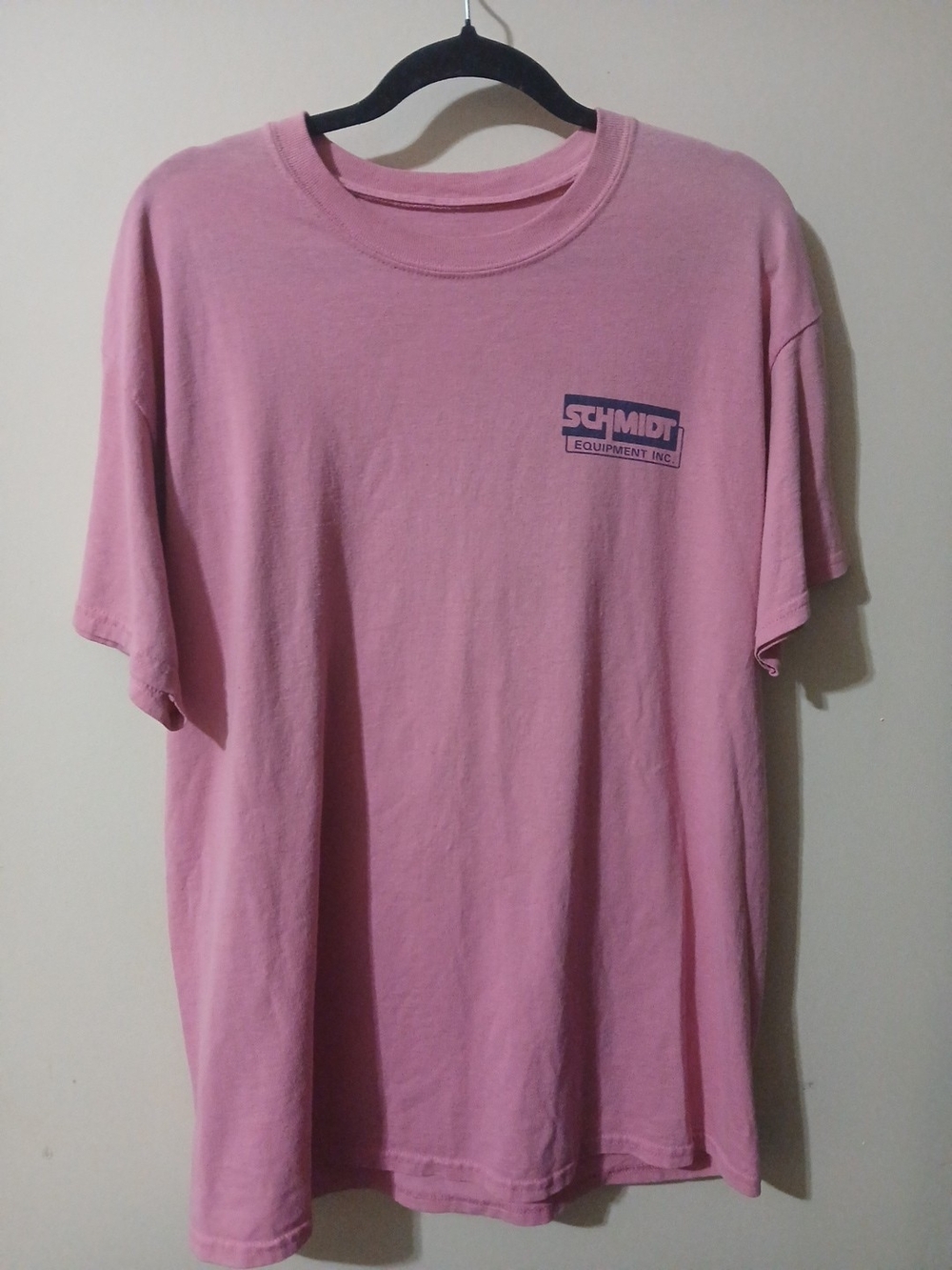 SCHMIDT Equipment Inc john Deere Pink Graphic Tee Men  size L